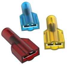 AUPROTEC Flachsteckhülse Vollisoliert Cu/Sn 0,5 - 6 mm² Steckverbinder weiblich