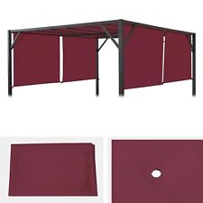 B-Ware Ersatzbezug für Dach Pergola Pavillon Beja 3x3m, bordeaux-rot