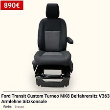 Ford Transit Custom Turneo MK8 Beifahrersitz Sitz V363 Armlehne Konsole Traxon
