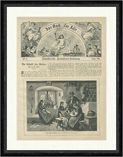 Der jüngste Sprößling Epp Handarbeit Badewanne Familie Faksimile_E 22329