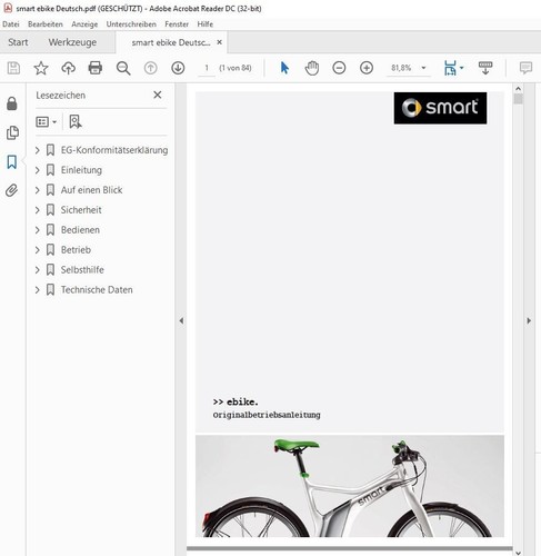 Smart bike - smart, e-bike