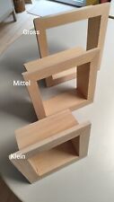 Wandregal 3er Set Hängeregal Cube Regal Holz