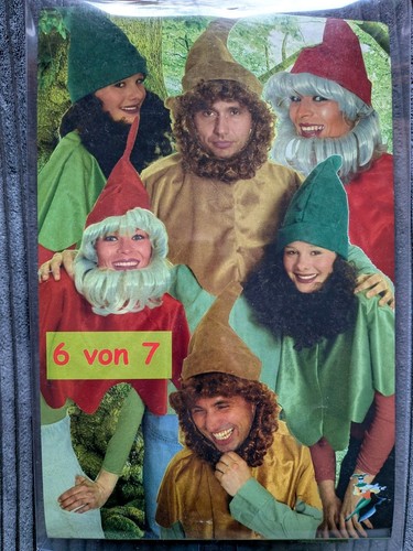 Karnevals perücke zwerge - 7,