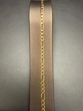 585 Gelbgold Figaro Armband