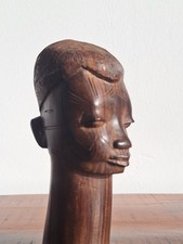 Afrikanischer Junge, Bantu, Figur, Skulptur, Kunst, Deko, Ebenholz