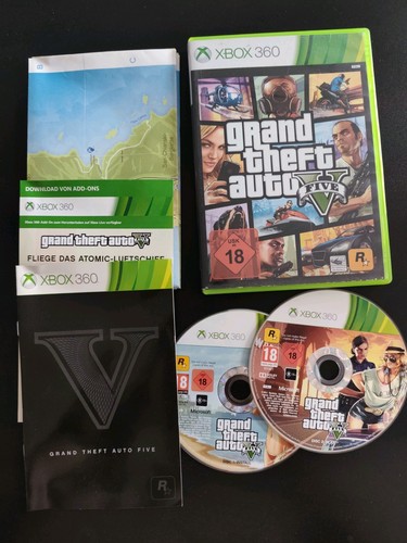 Microsoft xbox 360 - gta, 5