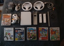 Nintendo Wii Konsole + 6 Top-Spiele – Mario Kart -Komplettset – Sofort startklar
