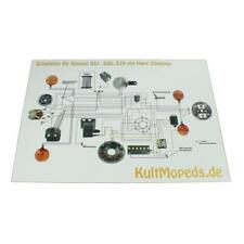 Schaltplan pas für Simson S51 S50 S70 Vape Zündung Kabelplan A3 KultMopeds