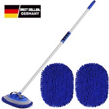 157cm Autowaschbürste Teleskop Waschbürste Bürste Auto KFZ PKW LKW Autopflege DE