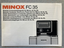 MINOX FC 35 Gebrauchsanleitung, 38 S., X/1979 multiling.: D, E, F, Es, NL, I, Sv