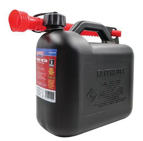 Schwarzer hpde kunststoff - 5l,
