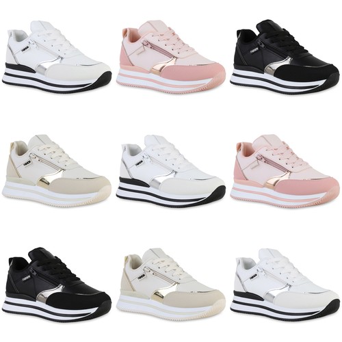 Damen plateau sneaker - plateau,