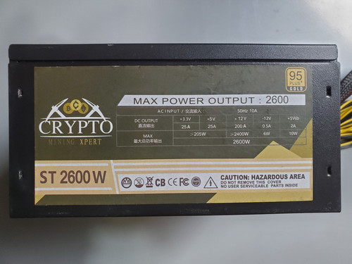 Crypto xpert 2600w netzteil - crypto,