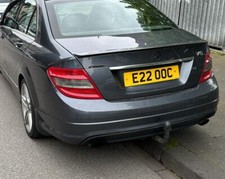 Mercedes W204 C-Klasse  Stoßstange Hinten Komplett  755 Grau Tenorit Amg