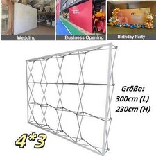 Pop-up Display 3*3 4*3 Felder Messewand Faltdisplay Transportkoffer Messe