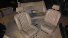 Jaguar XJ6 Serie III Sovereign  (S3) (3) Sitz Rücksitzbank leder Sitze vorne