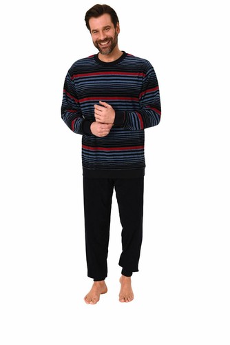 Frottee pyjama mit - frottee,