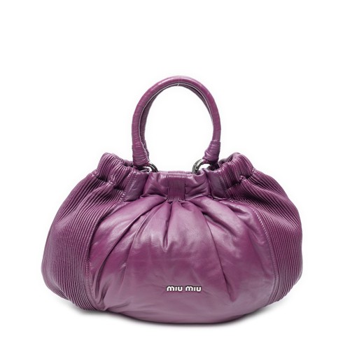 Miu pleated hobo - pleated,