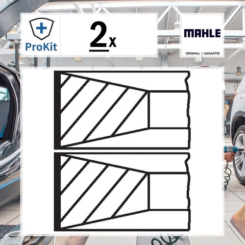 Mahle kolbenringsatz für - 2x,