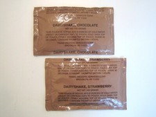 US Army RECALL MRE RÜCKRUF: "Salmonellen" Dairyshake Powder Chocolate C-Ration