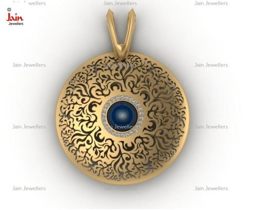 Solid gelbgold blau - 18,