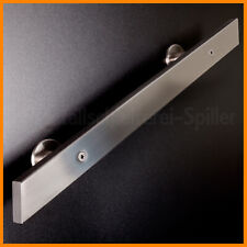 Edelstahl V2A 40x20x2 Handlauf 500-3000mm Treppengeländer Wandhandlauf Geländer