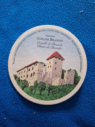 Bierdeckel maienfeld schloss - bierdeckel,