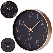 Rund Funkuhr 30cm Wanduhr Ohne