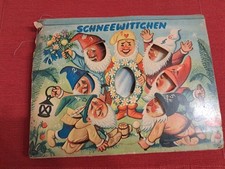 Vintage Pop-up-Buch, Schneewittchen und die Sieben Zwerge, Artia 1959, Märchen