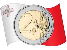 2 Euro Gedenkmünze Malta bankfrisch/ BU alle Jahrgänge zur Auswahl