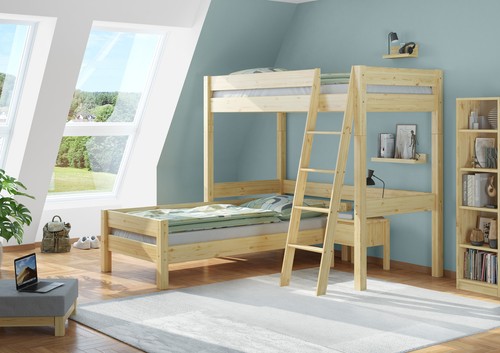 Hochbett kinder einzelbett - kinder,