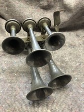 5 Klang Fanfare Einsatz Horn Feuerwehr Oldtimer Ersatzteil altes Original