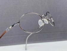 Adidas Brille Herren Damen silber Oval kleine Gläser A754 NP: 187€