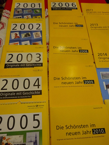 Briefmarkenkalender der - 15,