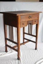 Jugendstil Nähtisch Eiche
