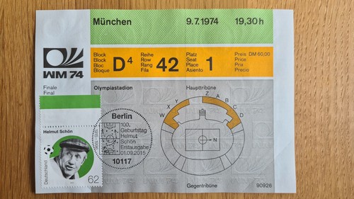 Ticket 1974 finale - ticket,