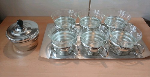 Vintage ddr teegläser mit - ddr,