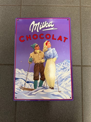Milka chocolat emailschild - milka,
