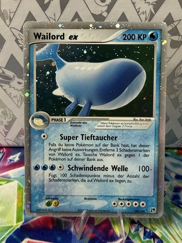 Pokémon wailord 100 - ex,