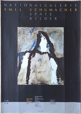 Poster Plakat - Emil Schumacher - Ott + Stein Design - Informel  Berlin 1988