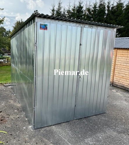 Blechgarage schuppe 2x3x2 - blechgarage,