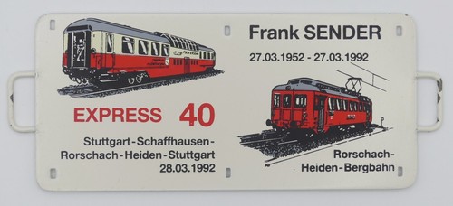 Zuglaufschild waggonschild - /,
