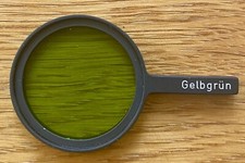 Leitz Wild Leica Gelbgrün Filter Lollipop Filterpfännchen Mikroskop