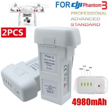 2PCS 4980mAh Akku Batterie
