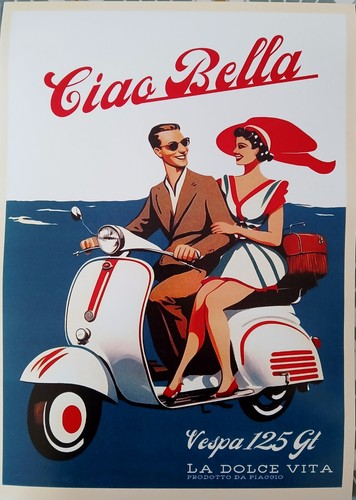 Poster vespa ciao - vespa,