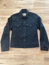 Levis Jeansjacke Sta-Prest Jacket Vintage schwarz Größe L Unisex Made in Italy