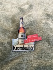 Krombacher It’s cool. It’s Longneck! Bier Logo Pin Sammlungsauflösung
