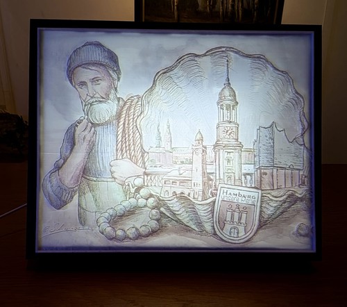 Lithophane seemann - lithophane, "seemann"