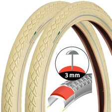 2x Set Fahrrad-Reifen Creme