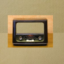 Röhrenradio Ersatzstoff Raute klein Wega, Minerva u.a. beidseitig verwendbar!